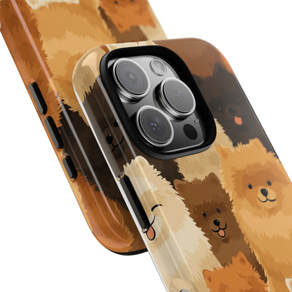 noolly Puppy Parade Pomeranian Tough Phone Case