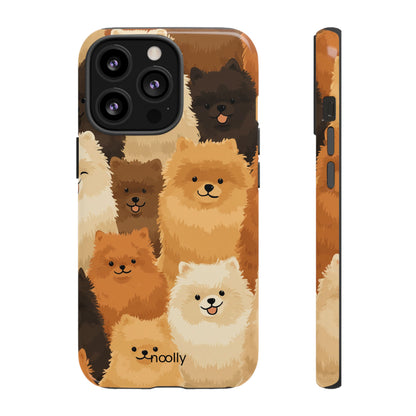 noolly Puppy Parade Pomeranian Tough Phone Case
