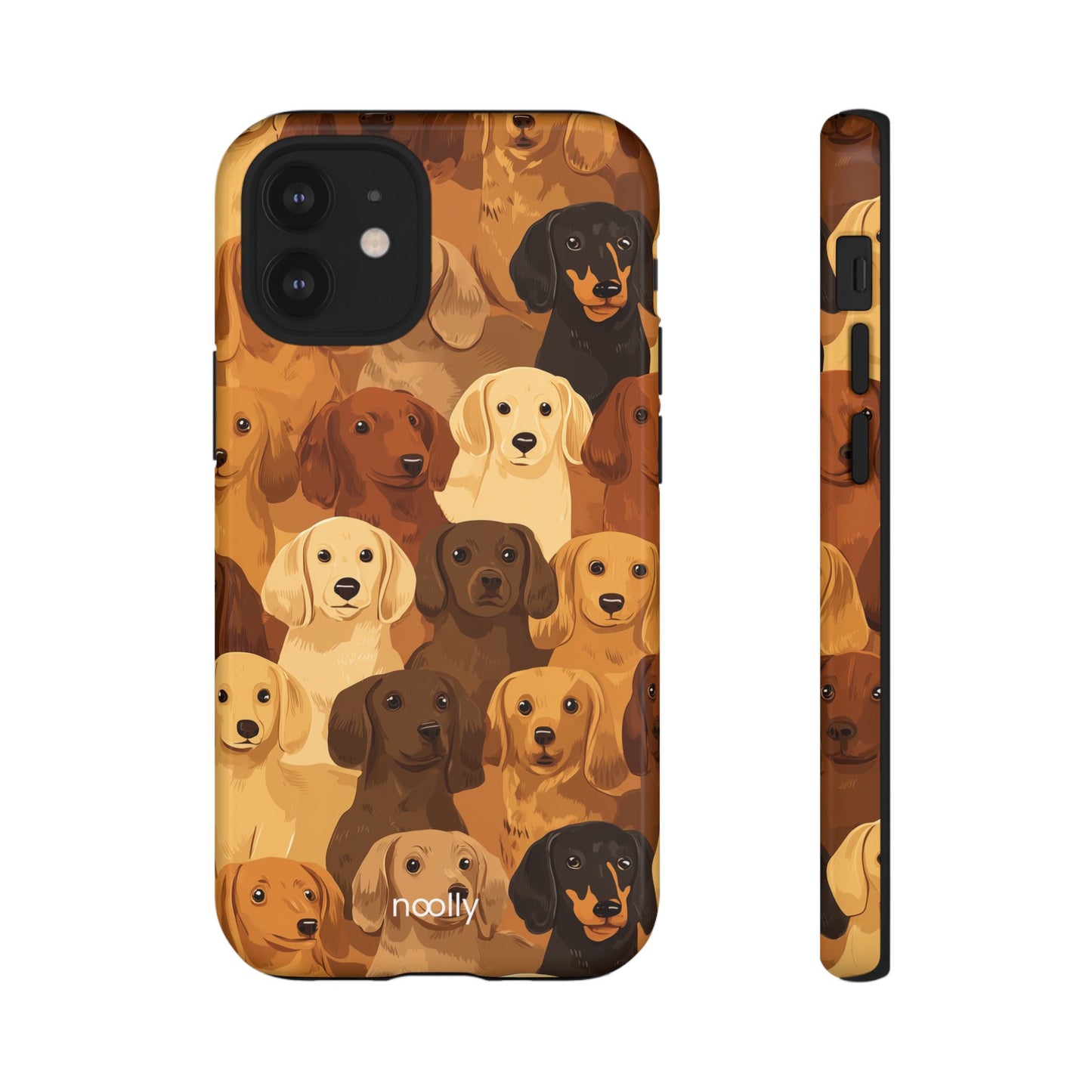 noolly Puppy Parade Dachshund Tough Phone Case