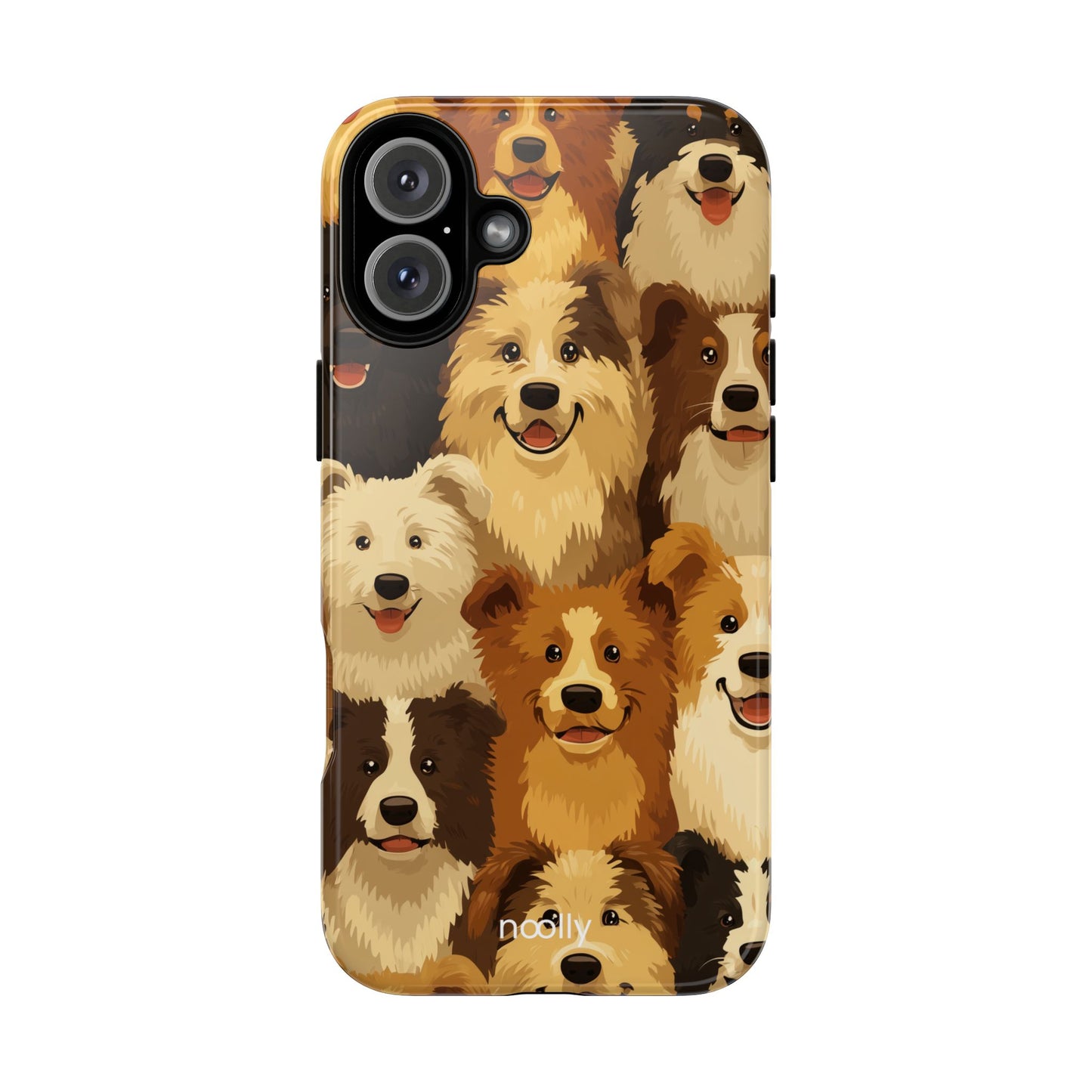noolly Puppy Parade Border Collie Tough Phone Case
