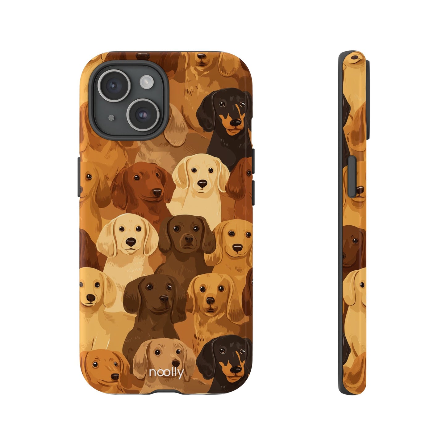 noolly Puppy Parade Dachshund Tough Phone Case
