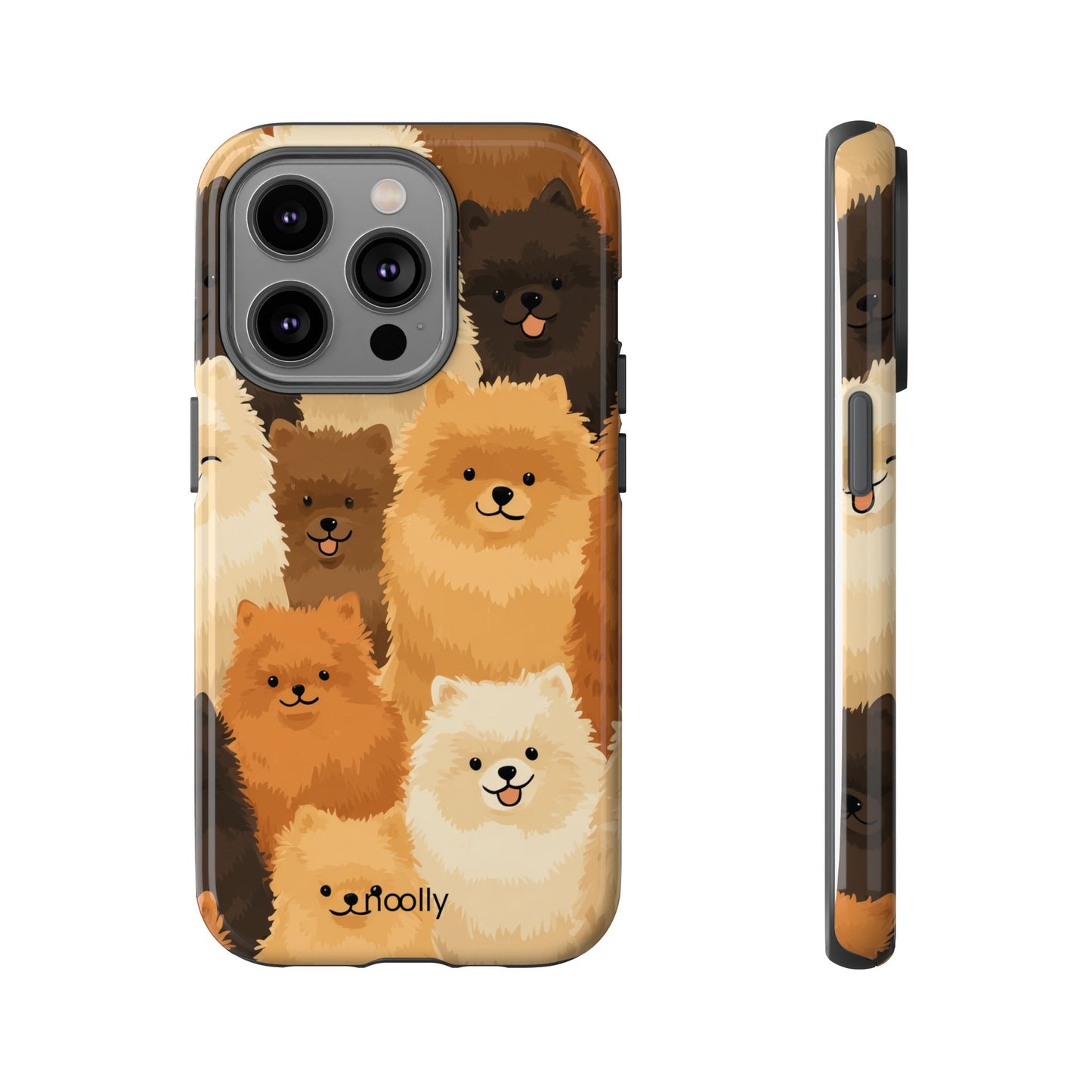 noolly Puppy Parade Pomeranian Tough Phone Case