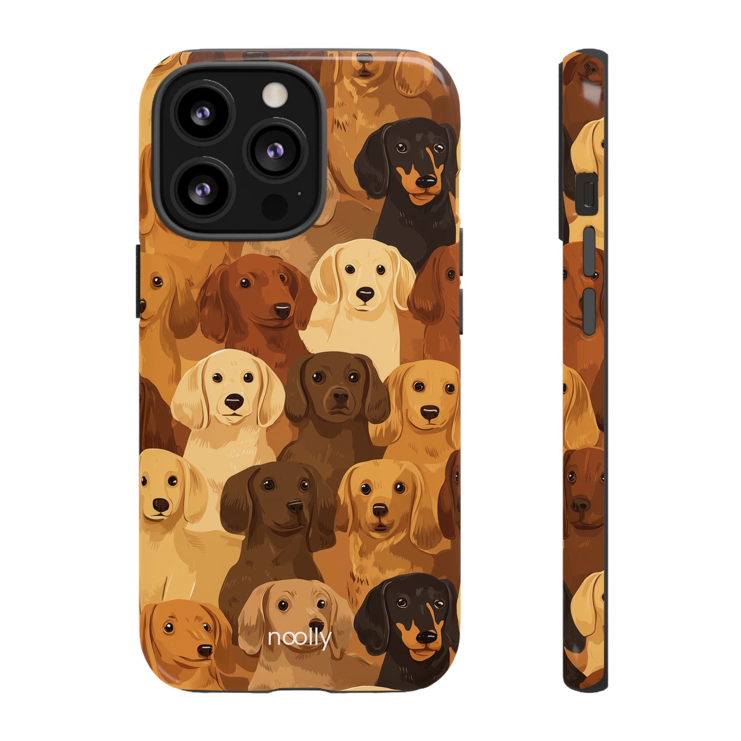 noolly Puppy Parade Dachshund Tough Phone Case