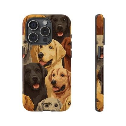 noolly Puppy Parade Labrador Retriever Tough Phone Case