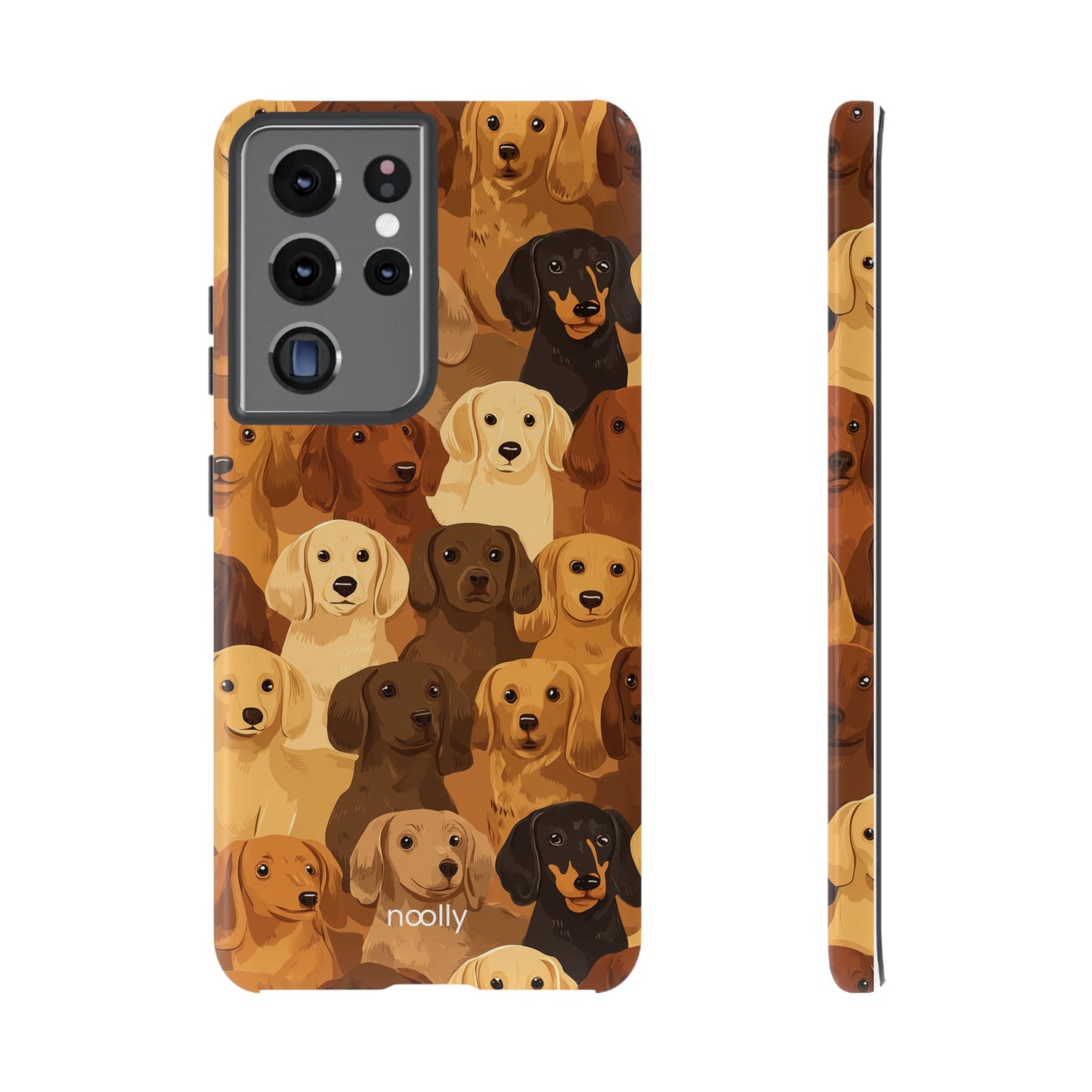 noolly Puppy Parade Dachshund Tough Phone Case