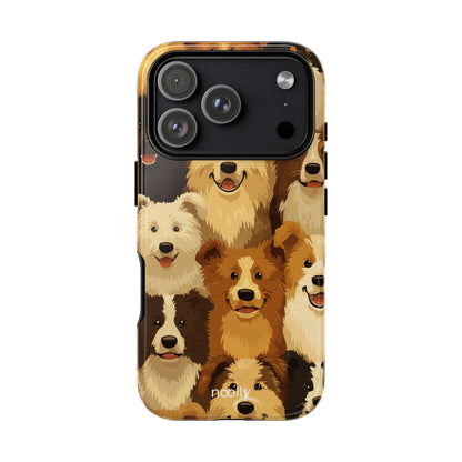 noolly Puppy Parade Border Collie Tough Phone Case