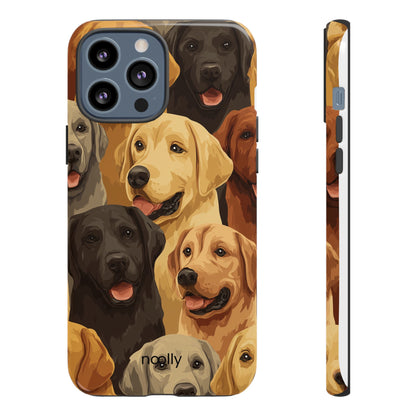 noolly Puppy Parade Labrador Retriever Tough Phone Case