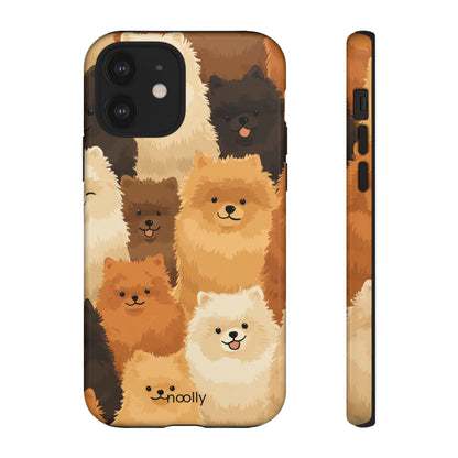 noolly Puppy Parade Pomeranian Tough Phone Case