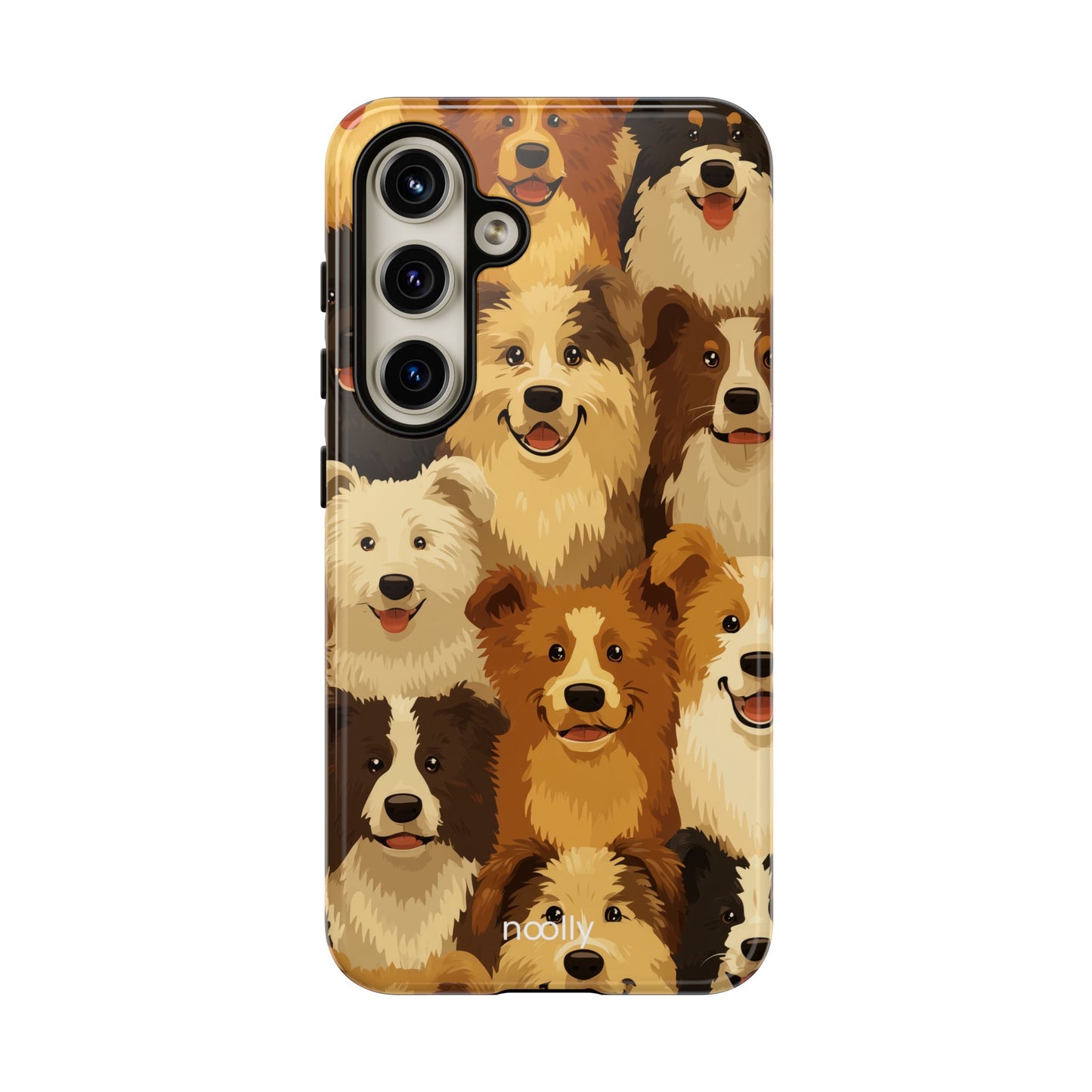 noolly Puppy Parade Border Collie Tough Phone Case