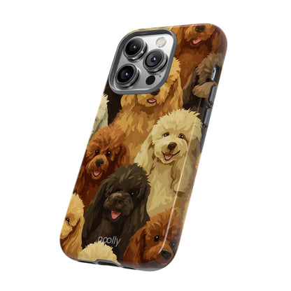 noolly Puppy Parade Poodle Tough Phone Case