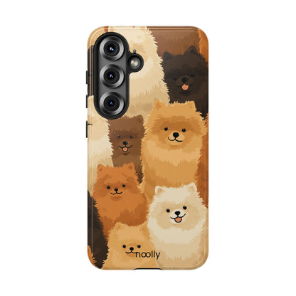 noolly Puppy Parade Pomeranian Tough Phone Case