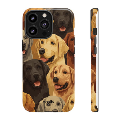 noolly Puppy Parade Labrador Retriever Tough Phone Case