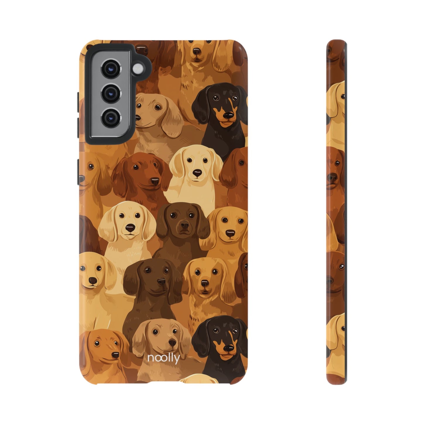 noolly Puppy Parade Dachshund Tough Phone Case