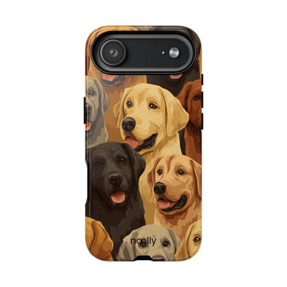 noolly Puppy Parade Labrador Retriever Tough Phone Case