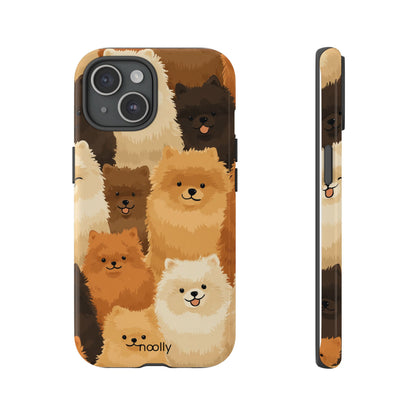 noolly Puppy Parade Pomeranian Tough Phone Case