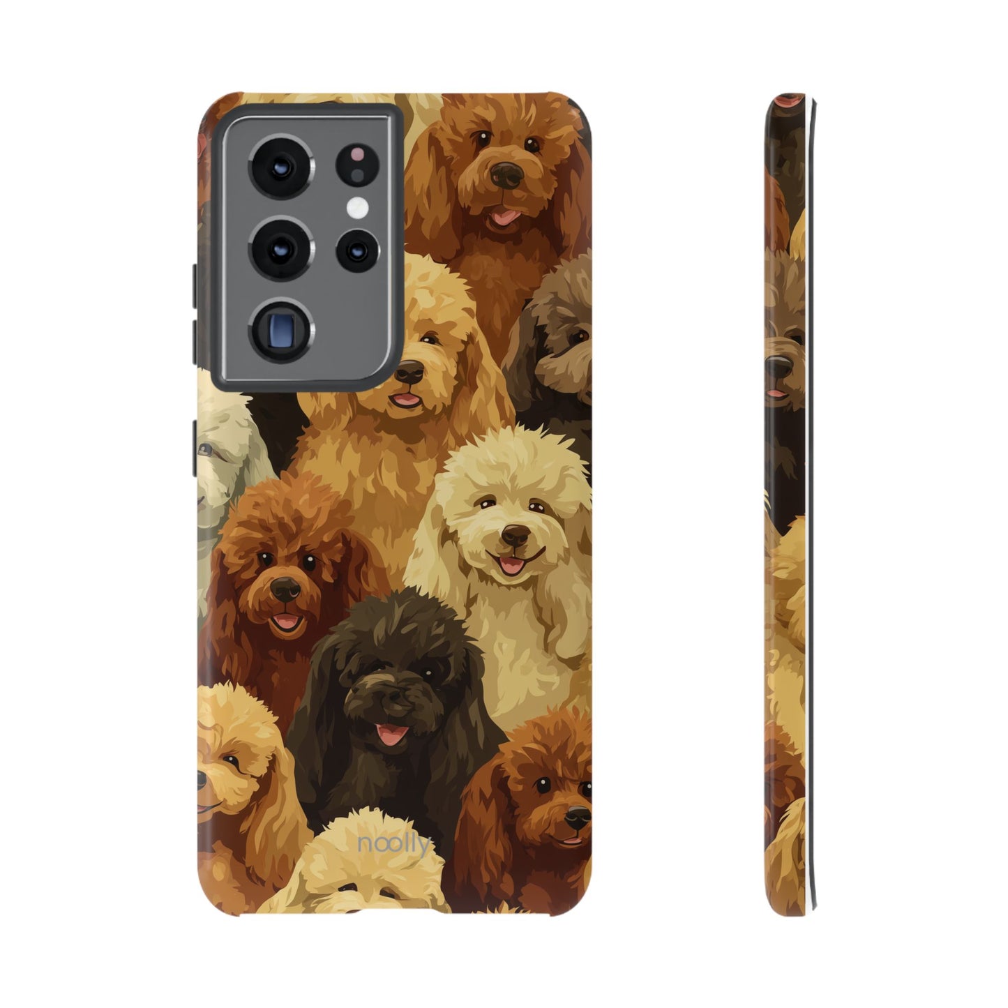 noolly Puppy Parade Poodle Tough Phone Case