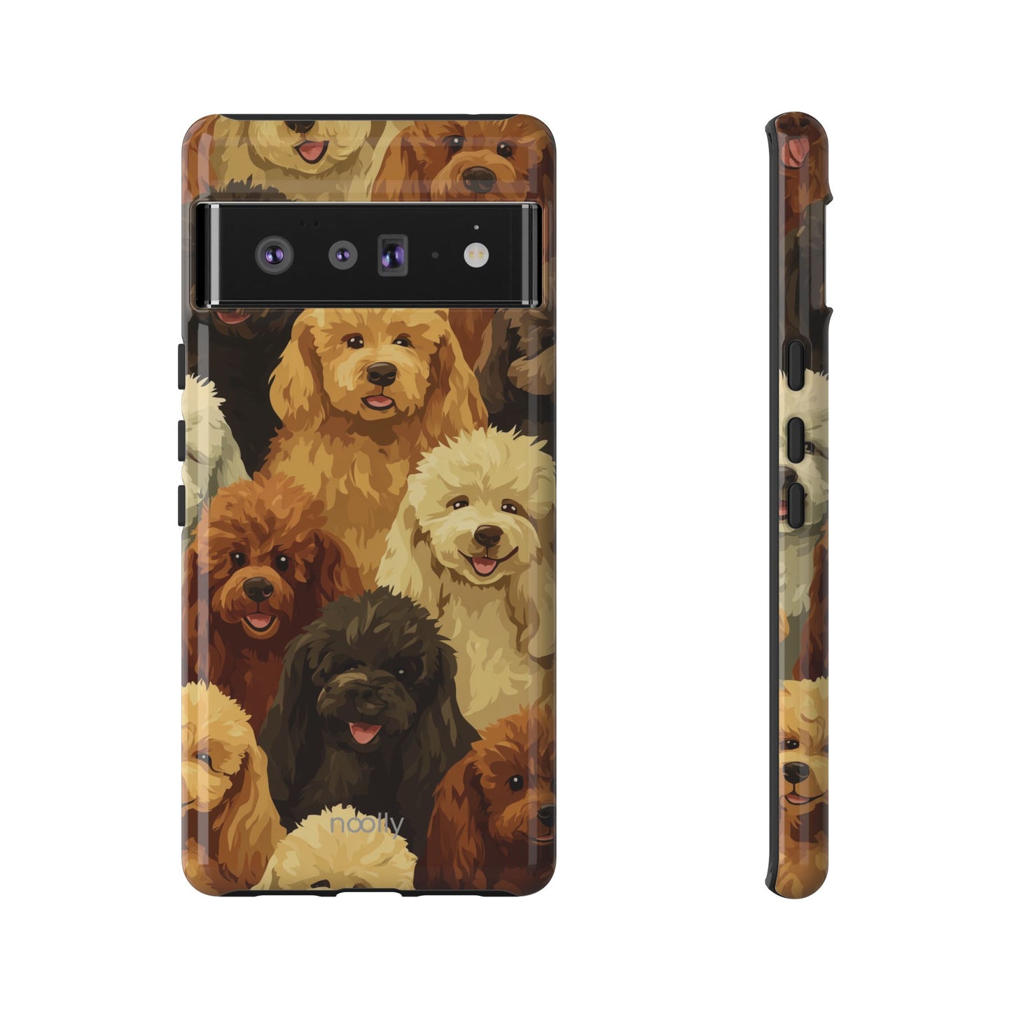 noolly Puppy Parade Poodle Tough Phone Case
