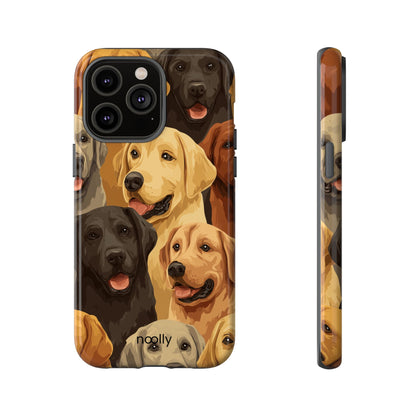 noolly Puppy Parade Labrador Retriever Tough Phone Case