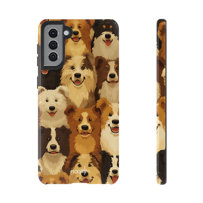 noolly Puppy Parade Border Collie Tough Phone Case