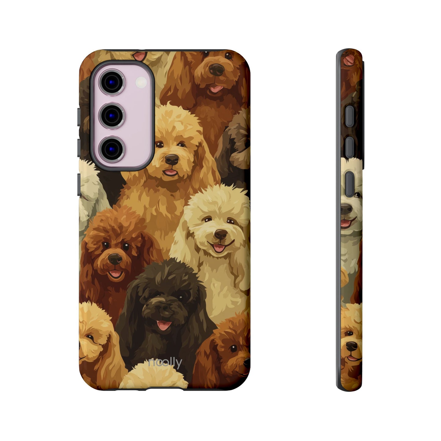 noolly Puppy Parade Poodle Tough Phone Case