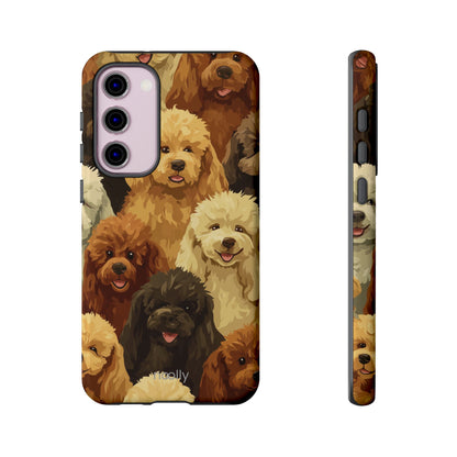 noolly Puppy Parade Poodle Tough Phone Case