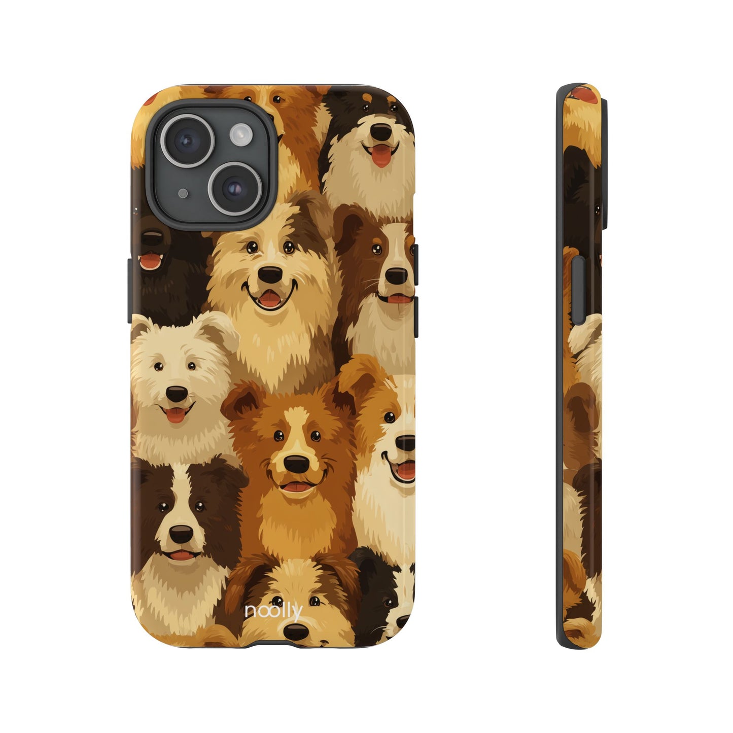 noolly Puppy Parade Border Collie Tough Phone Case
