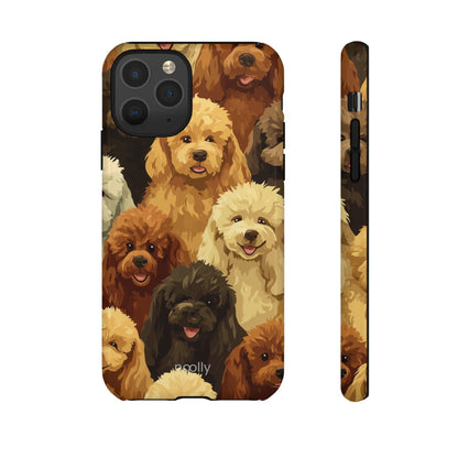 noolly Puppy Parade Poodle Tough Phone Case