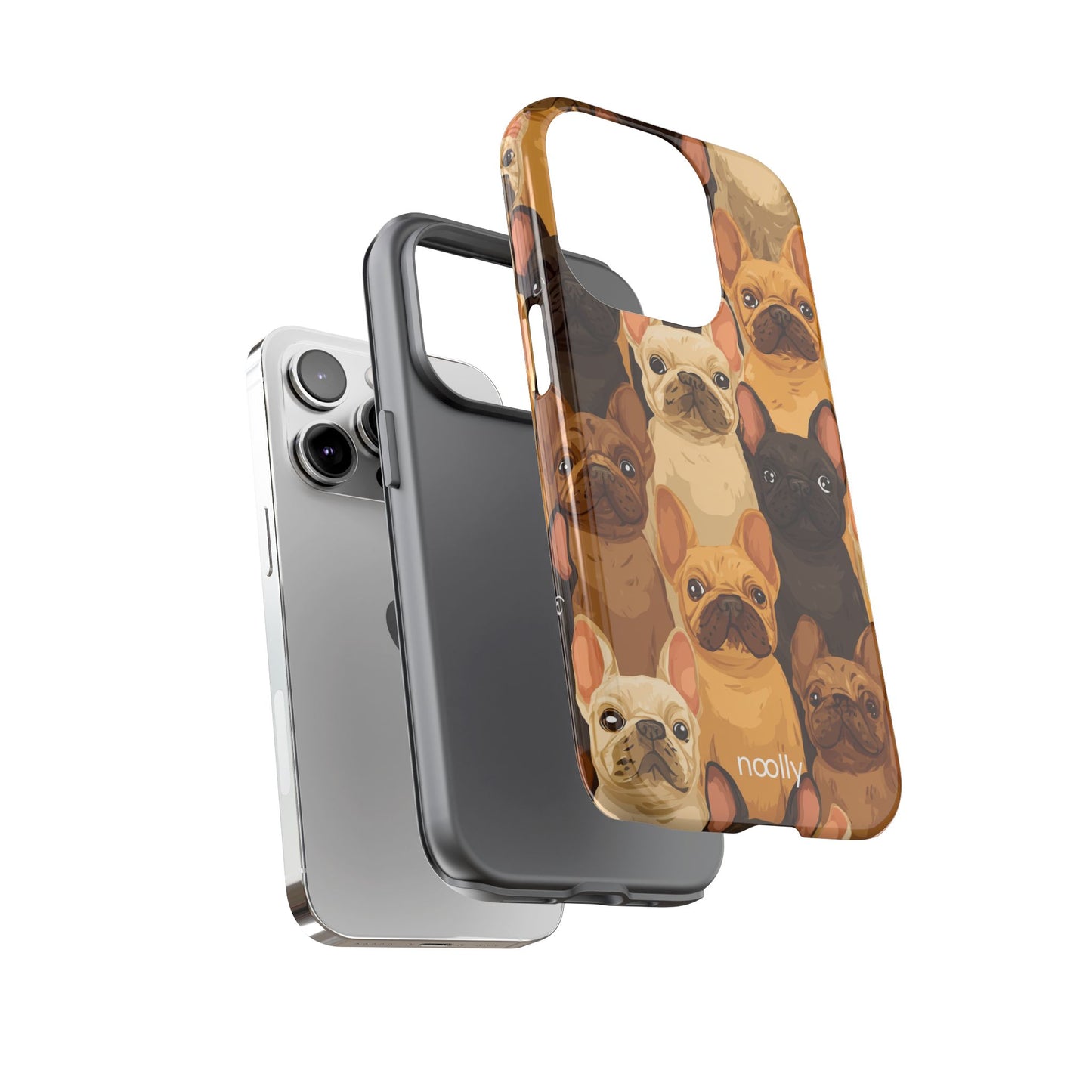 noolly Puppy Parade French Bulldog Tough Phone Case