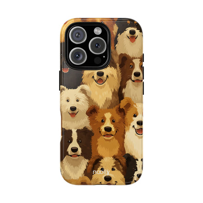 noolly Puppy Parade Border Collie Tough Phone Case