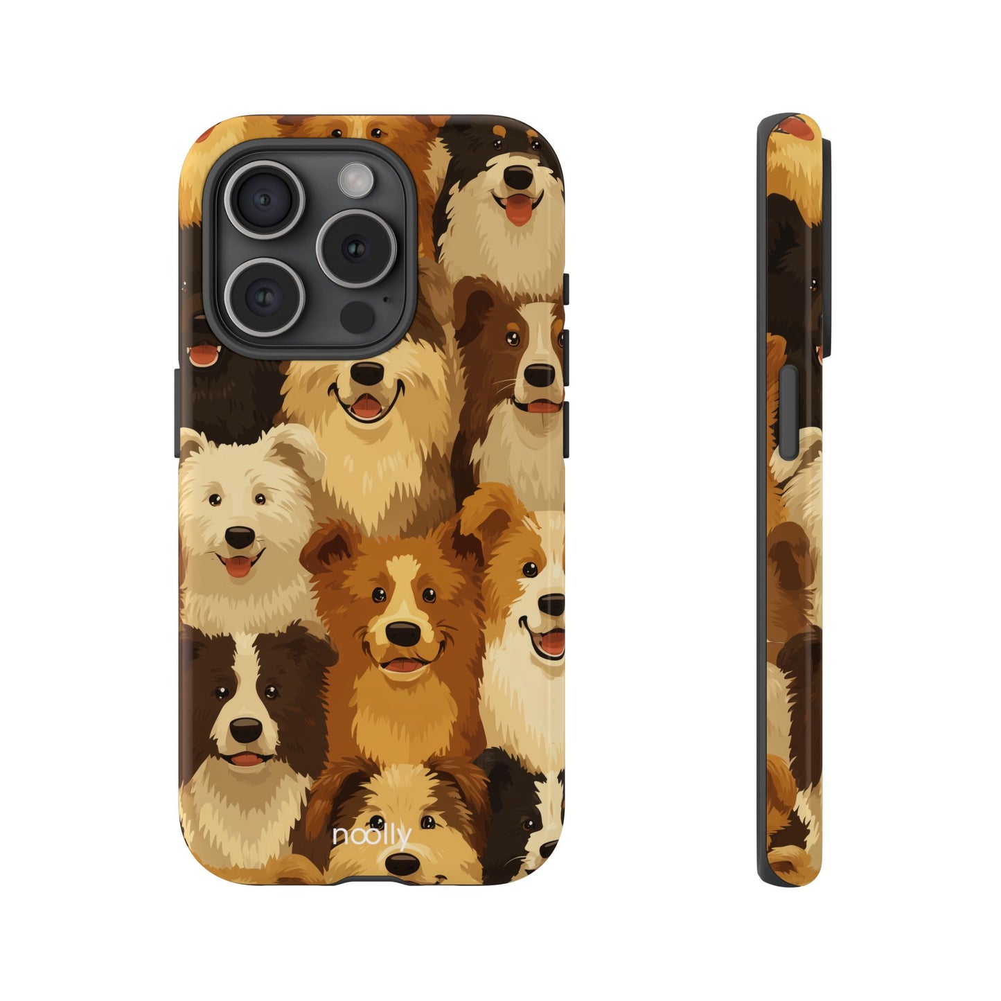 noolly Puppy Parade Border Collie Tough Phone Case