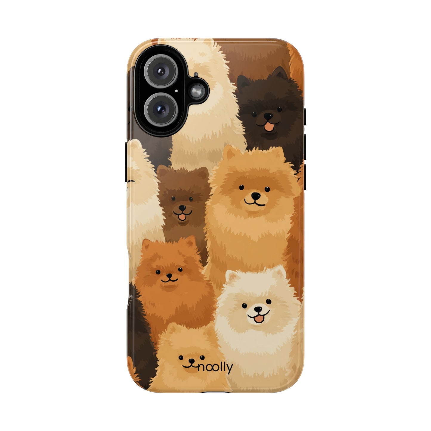 noolly Puppy Parade Pomeranian Tough Phone Case