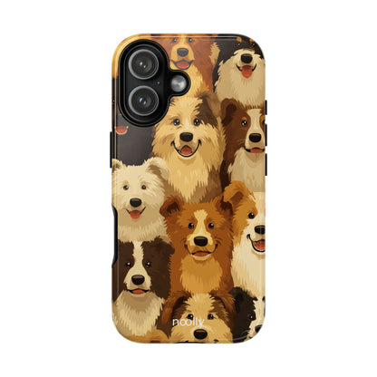 noolly Puppy Parade Border Collie Tough Phone Case