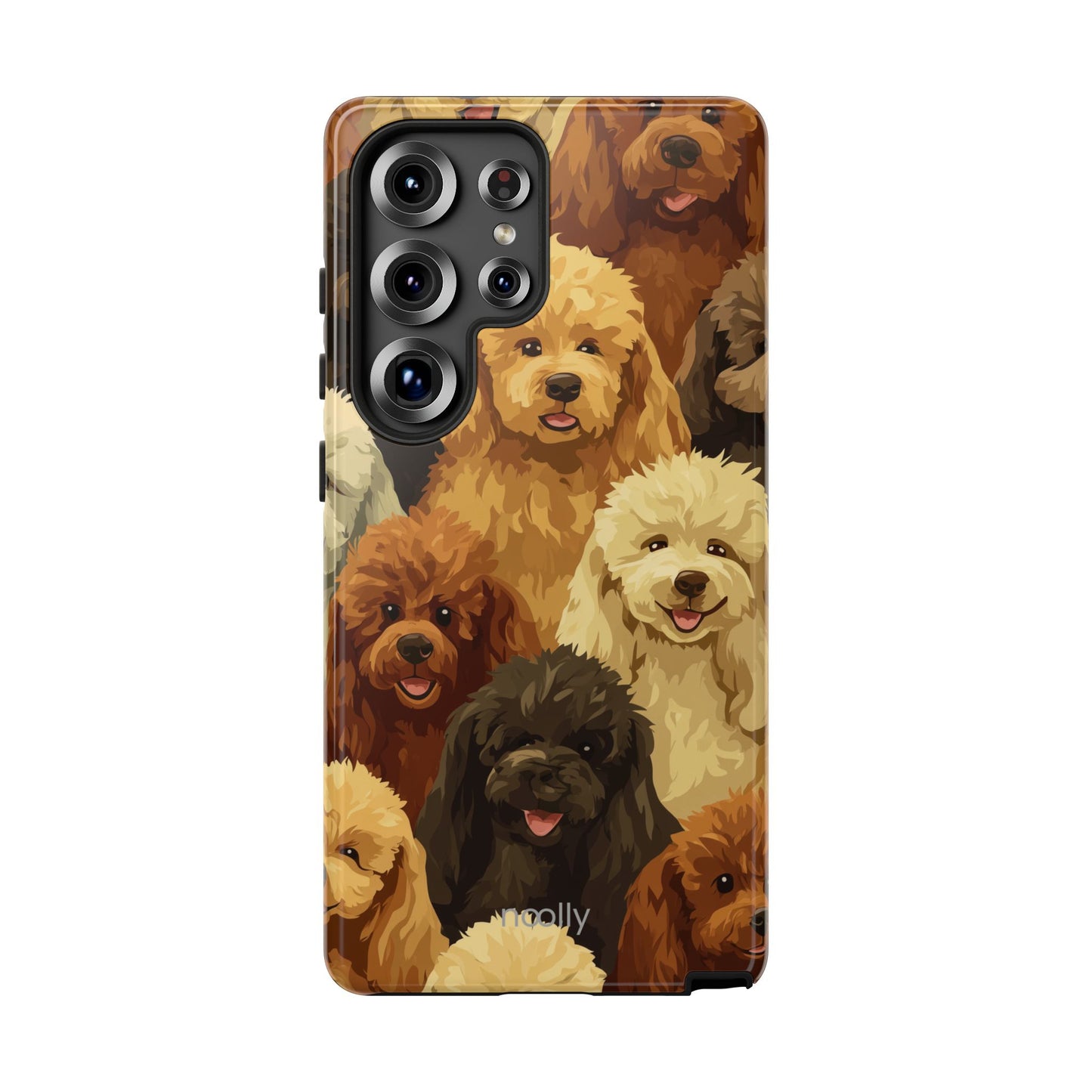 noolly Puppy Parade Poodle Tough Phone Case