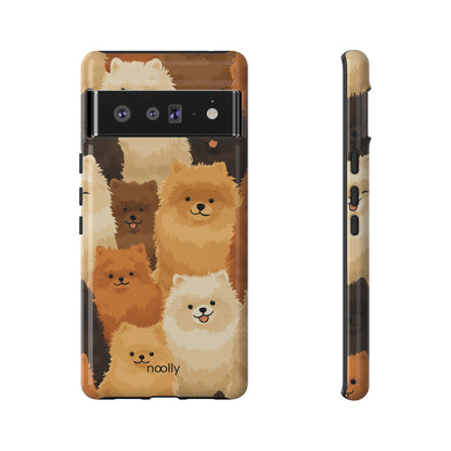 noolly Puppy Parade Pomeranian Tough Phone Case