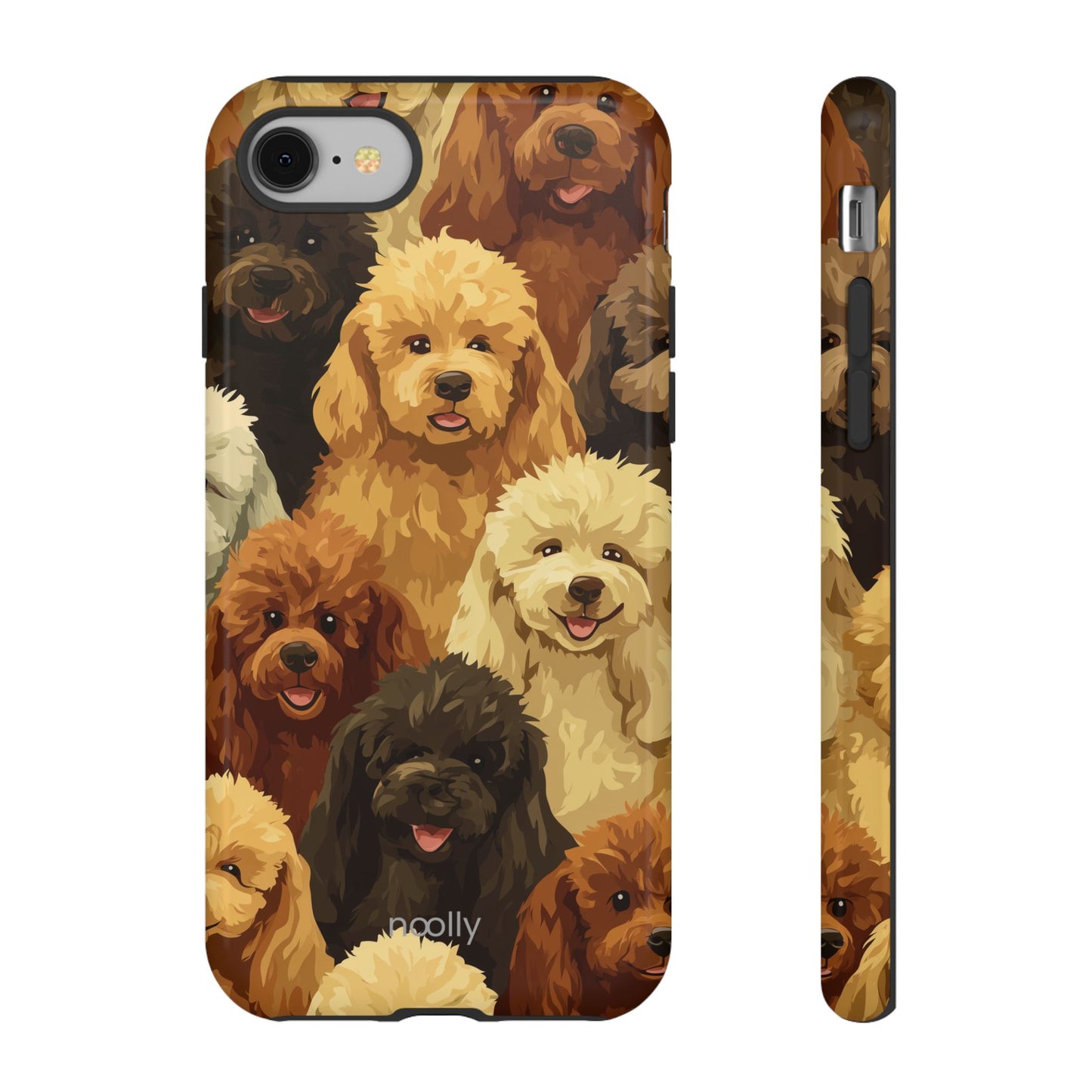 noolly Puppy Parade Poodle Tough Phone Case