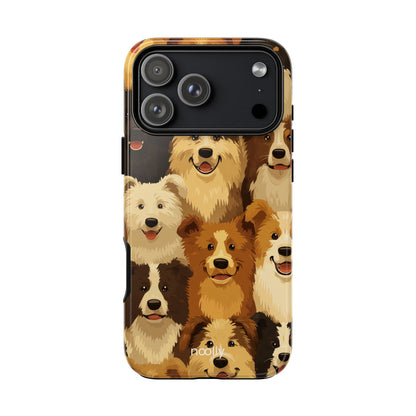 noolly Puppy Parade Border Collie Tough Phone Case