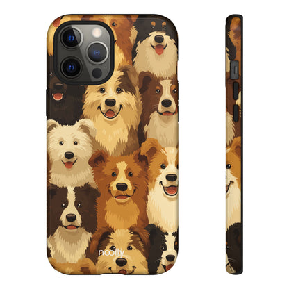 noolly Puppy Parade Border Collie Tough Phone Case